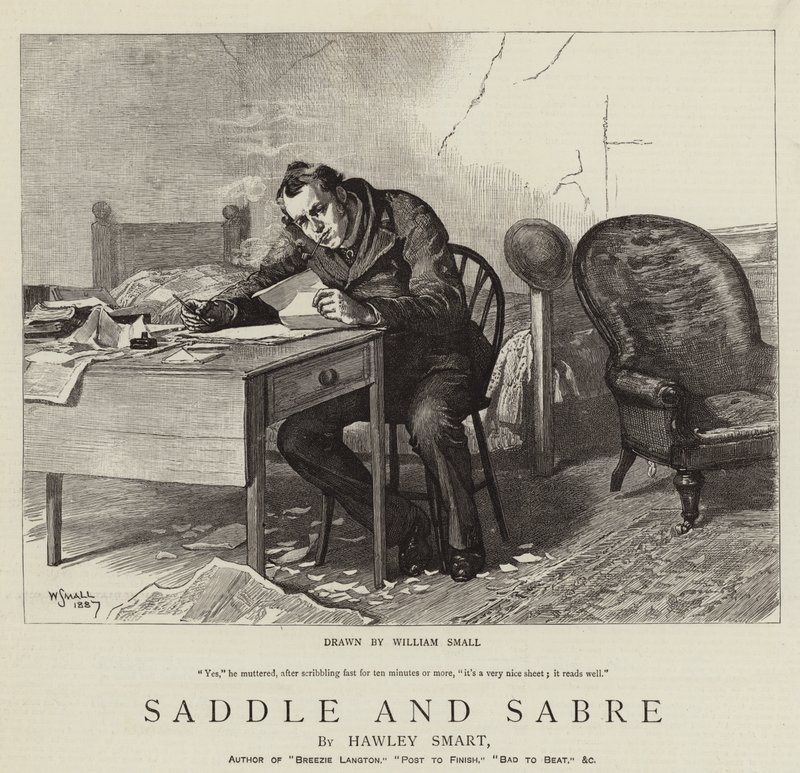 Silla de montar y sable de William Small