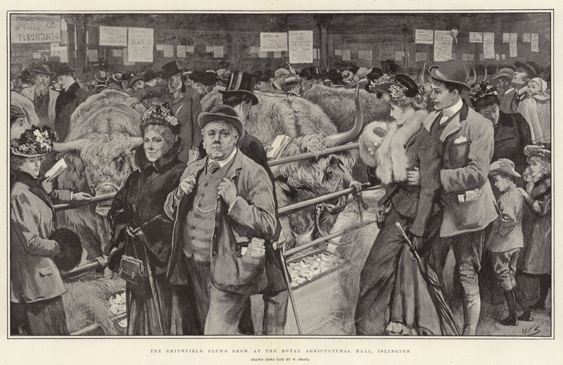 Exposición del Club Smithfield en el Royal Agricultural Hall, Islington de William Small