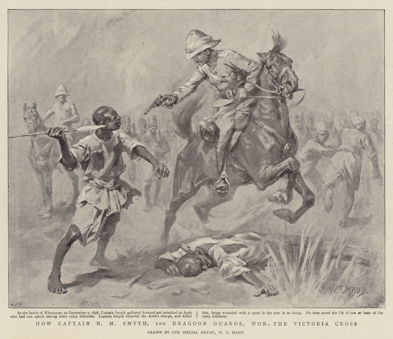 Cómo el Capitán N M Smyth, 2º Guardias de Dragones, ganó la Cruz Victoria de William T. Maud