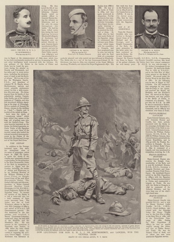 Cómo el teniente el honorable R H L J De Montmorency, 21st Lancers, ganó la Cruz Victoria de William T. Maud