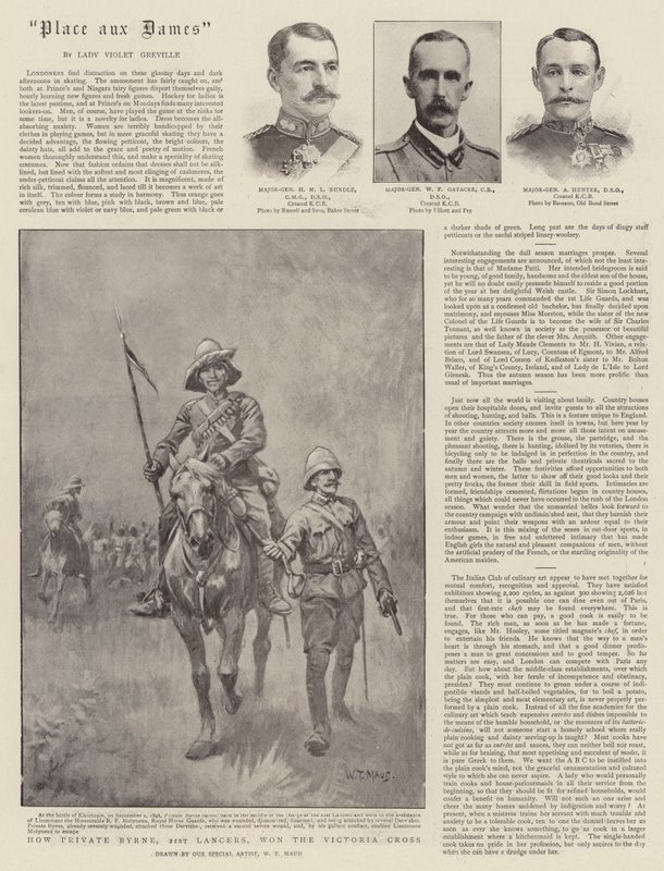 Cómo el soldado Byrne, de los 21st Lancers, ganó la Cruz Victoria de William T. Maud