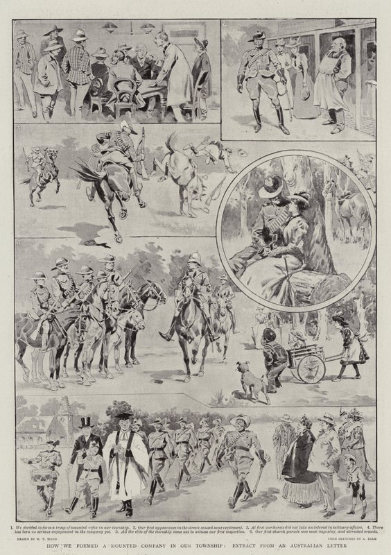 Cómo formamos una Compañía Montada en nuestro Municipio, Extracto de una Carta Australiana de William T. Maud
