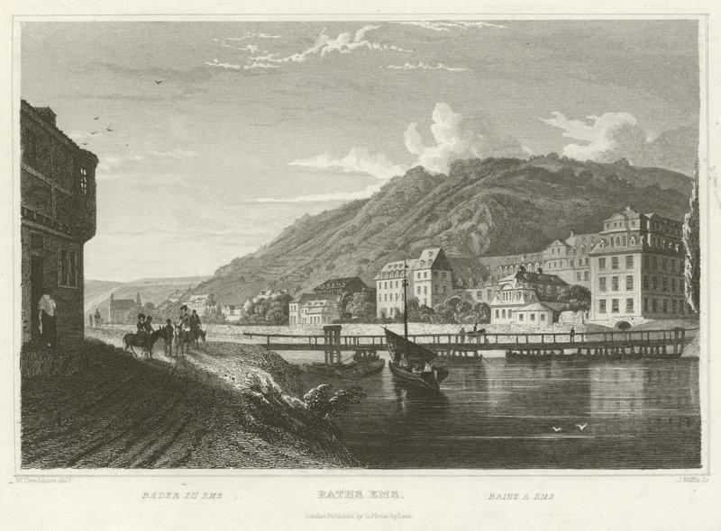 Baños Ems de William Tombleson