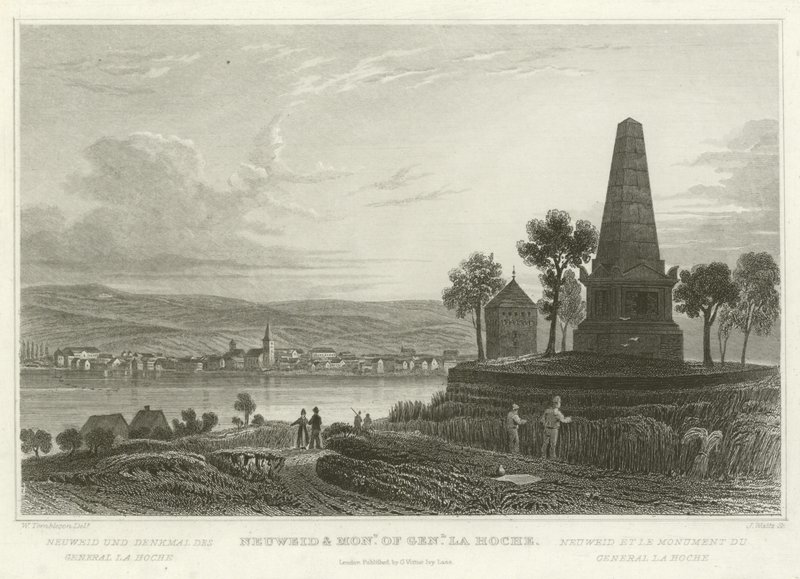 Neuweid y monumento del General La Hoche de William Tombleson