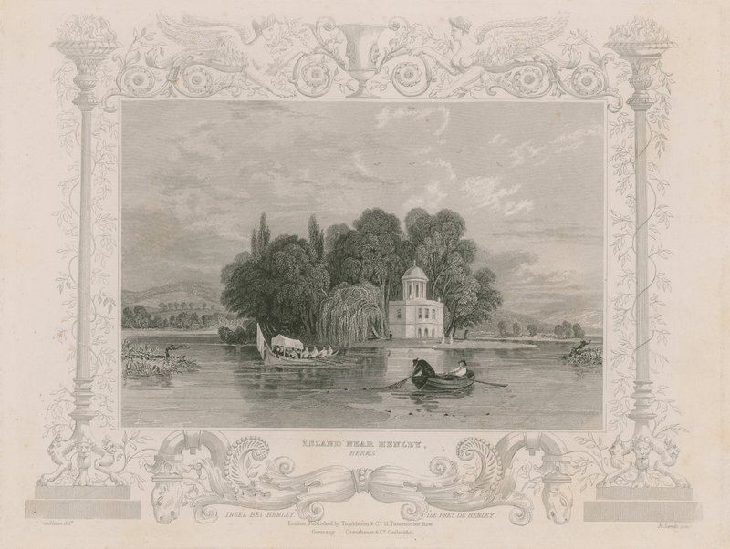 Vista cerca de Henley de William Tombleson