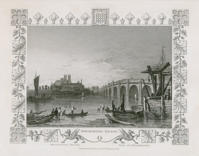 Puente de Westminster de William Tombleson