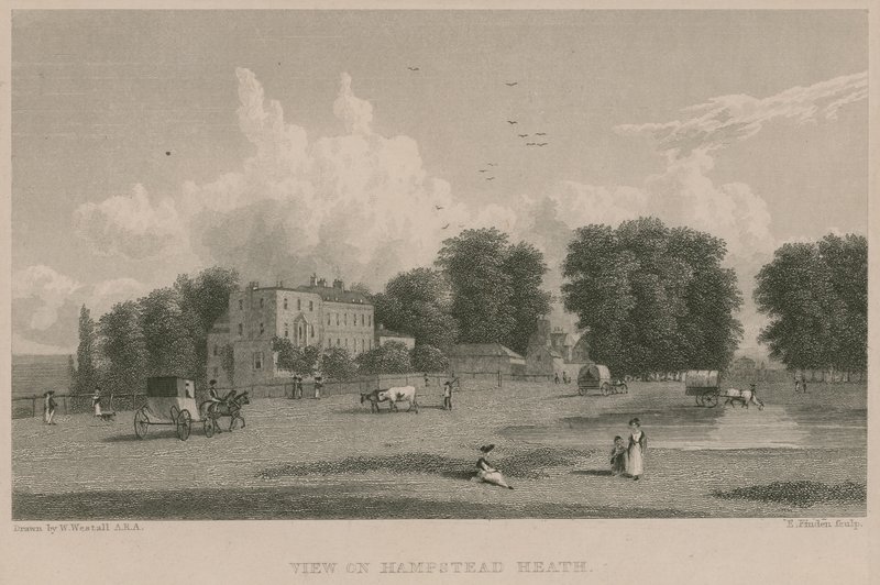 Vista en Hampstead Heath de William Westall