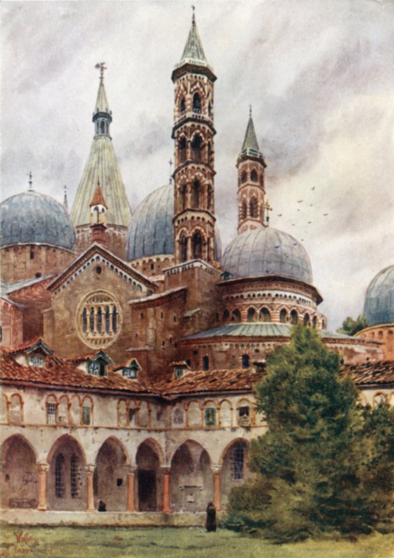 Padua. S. Antonio (litografía en color) de William Wiehe Collins