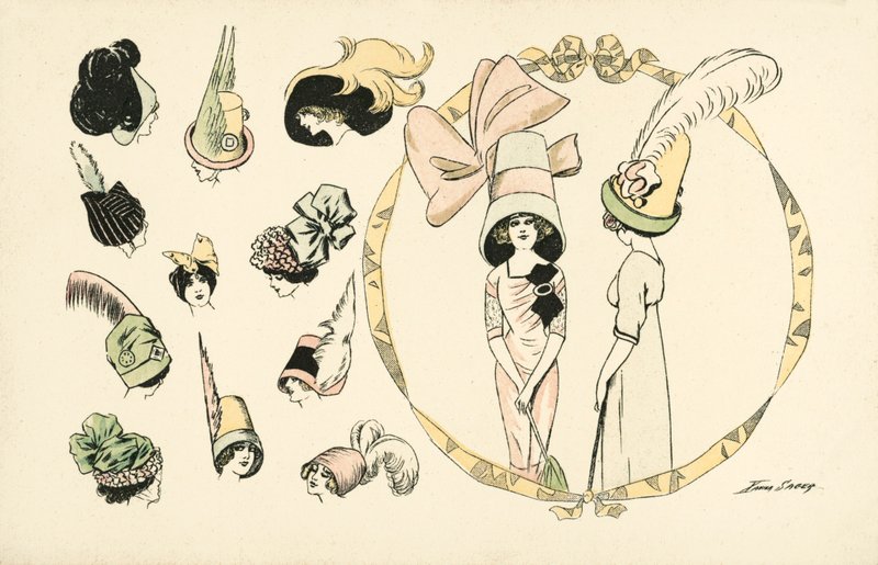 Modas de sombreros de mujer de Xavier Sager