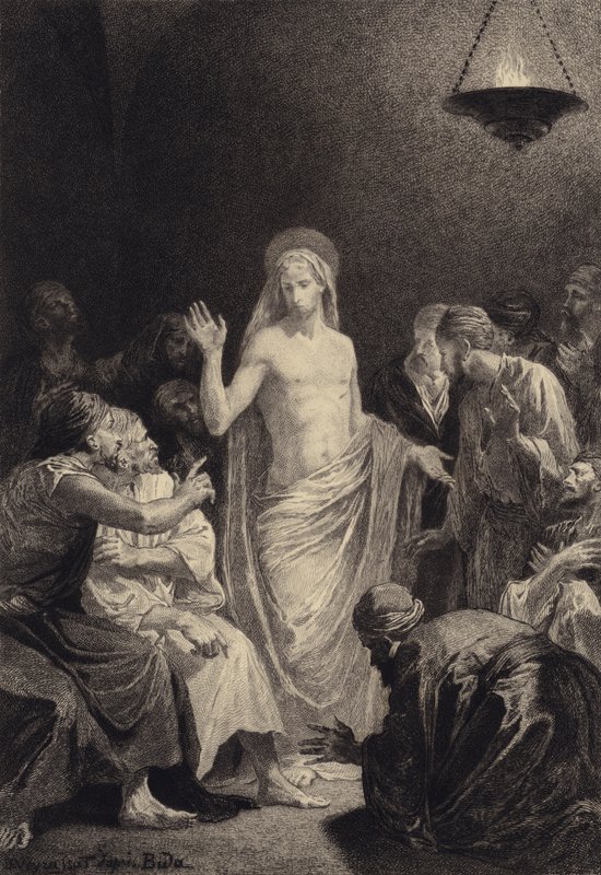 Jesús aparece a los discípulos de after Albert Robida