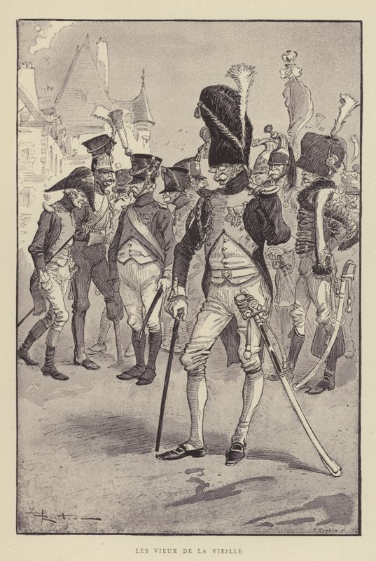 Los viejos de la vieja guardia de after Albert Robida