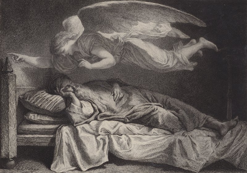 El sueño de José de after Albert Robida