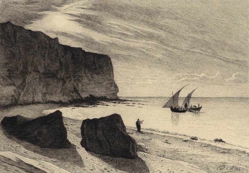 La pesca milagrosa de after Albert Robida
