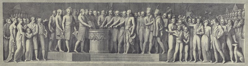 Juramento solemne de la República Cisalpina, 29 de junio de 1796 de after Andrea Appiani the Elder