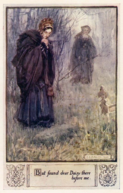 Pero encontré a la querida Daisy allí antes que yo de after Charles Edmund Brock