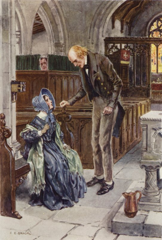 Ilustración para Martin Chuzzlewit de after Charles Edmund Brock
