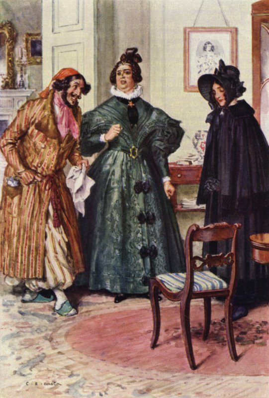 Ilustración para Nicholas Nickleby de after Charles Edmund Brock