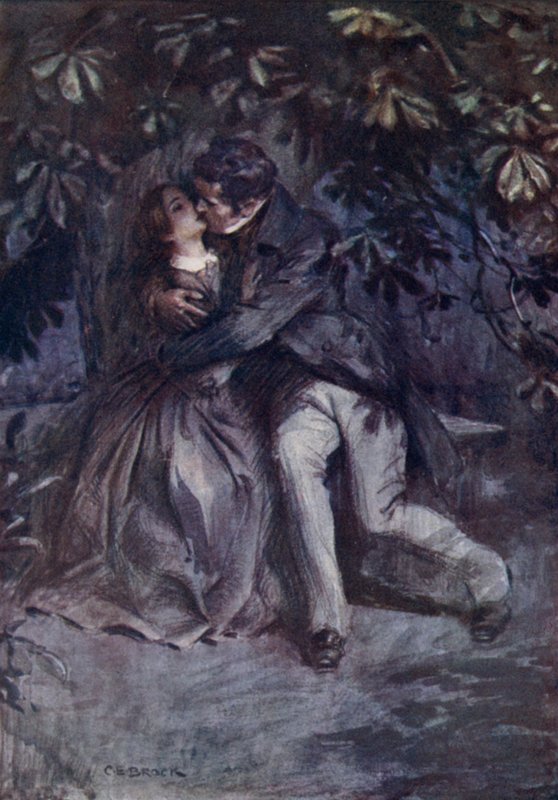 El Sr. Rochester declara su amor de after Charles Edmund Brock
