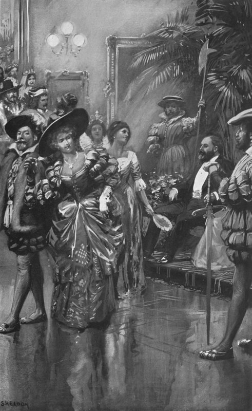 Baile de disfraces del Instituto Real de Pintores en Acuarela, 19 de mayo de 1885 de after Charles Mills Sheldon