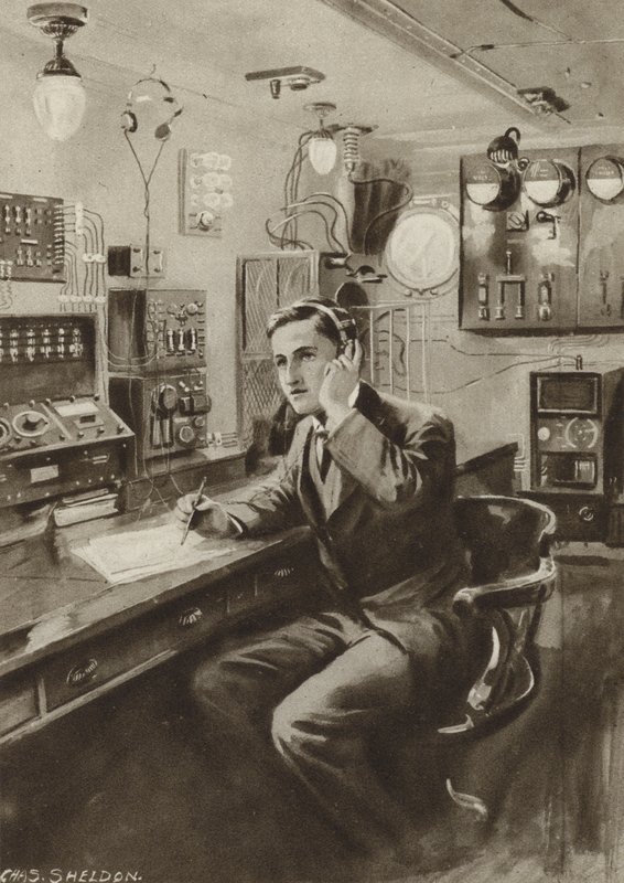Operador inalámbrico de after Charles Mills Sheldon