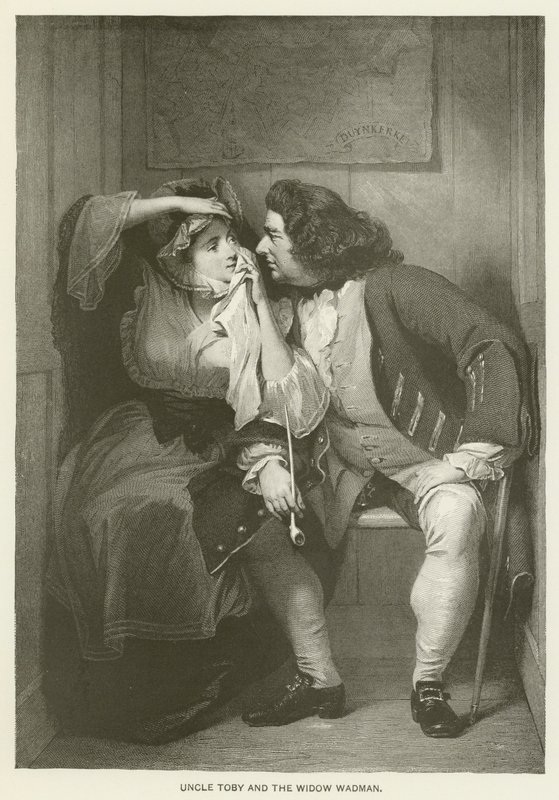 Tío Toby y la viuda Wadman de after Charles Robert Leslie