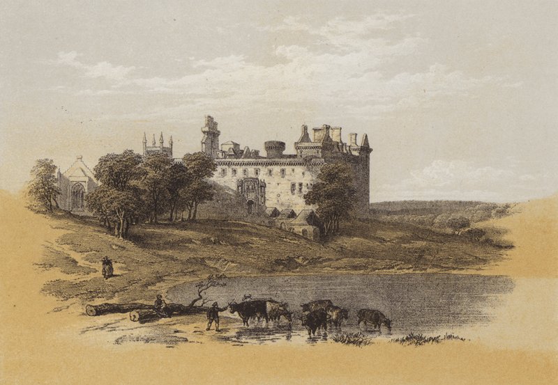 Palacio de Linlithgow de after David Roberts