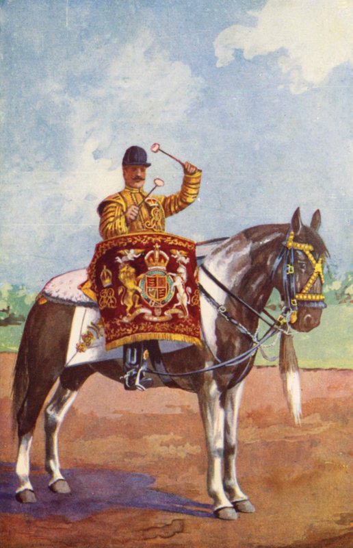 Caballo tambor del 1er Life Guards de after Edgar Alfred Holloway