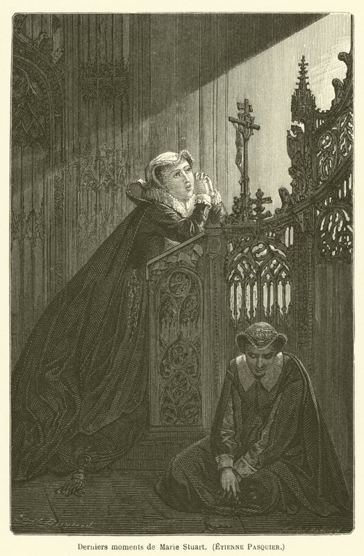 Últimos momentos de María Estuardo de after Emile Antoine Bayard