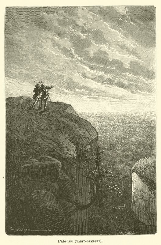 El abenaki de after Emile Antoine Bayard
