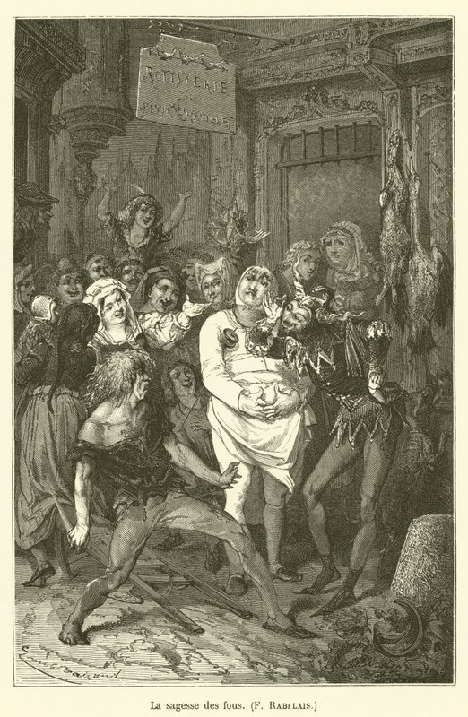 La sabiduría de los locos de after Emile Antoine Bayard