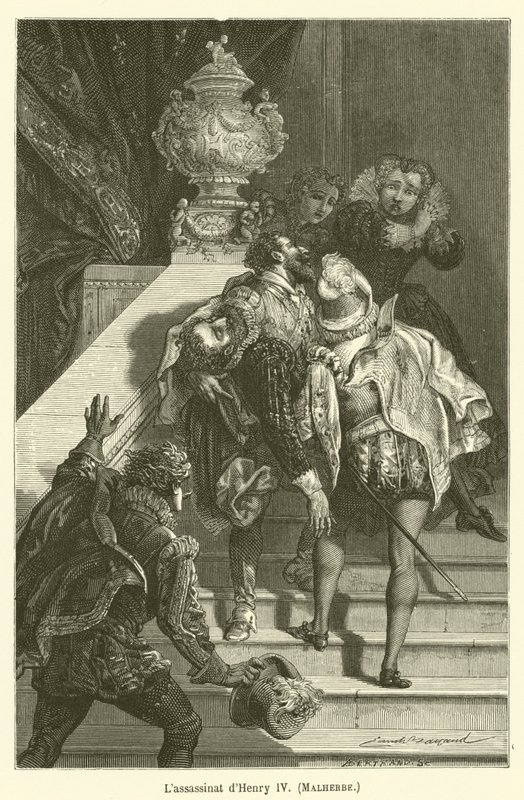 El asesinato de Enrique IV de after Emile Antoine Bayard