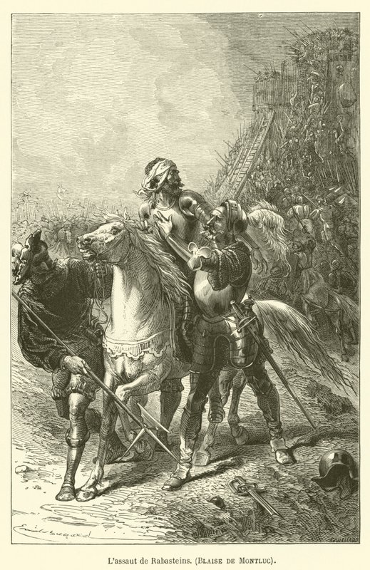 El asalto de Rabasteins de after Emile Antoine Bayard