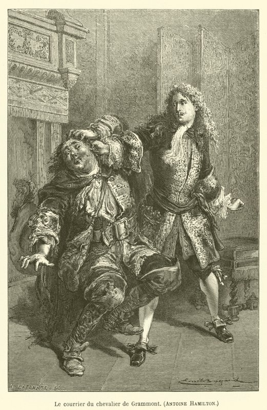 El correo del caballero de Grammont de after Emile Antoine Bayard