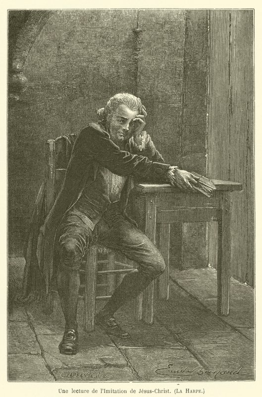 Una lectura de la Imitación de Jesucristo de after Emile Antoine Bayard