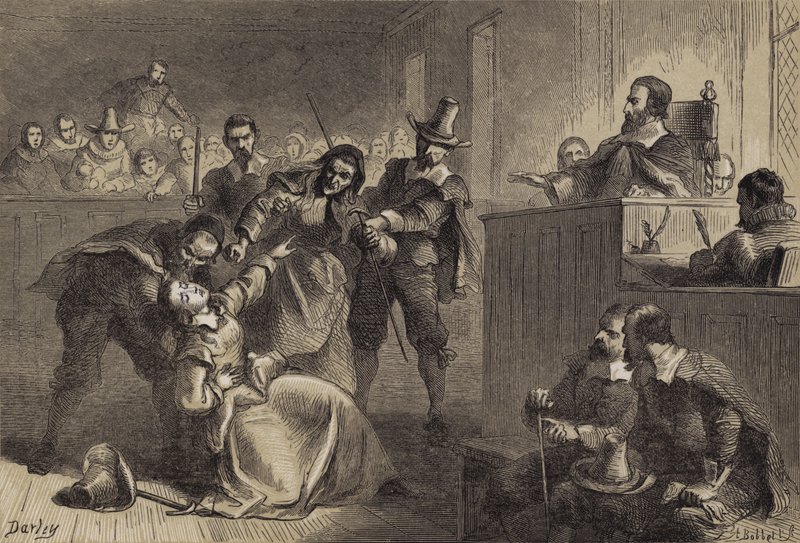 La esposa de Edmund Cheeseman ante el gobernador Berkeley de after Felix Octavius Carr Darley