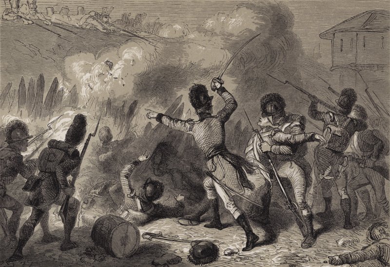 Los británicos rechazados en Fort Stephenson de after Felix Octavius Carr Darley