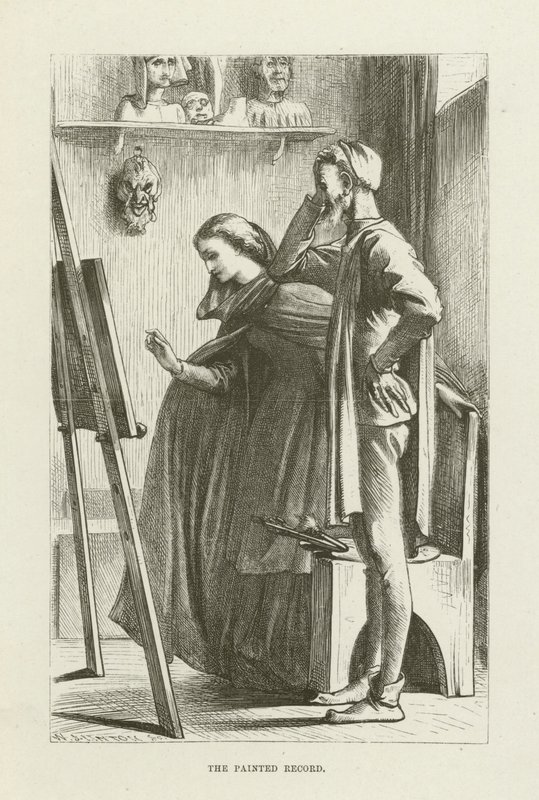Ilustración para Romola de George Eliot de after Frederic Leighton