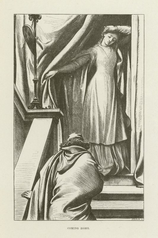 Ilustración para Romola de George Eliot de after Frederic Leighton