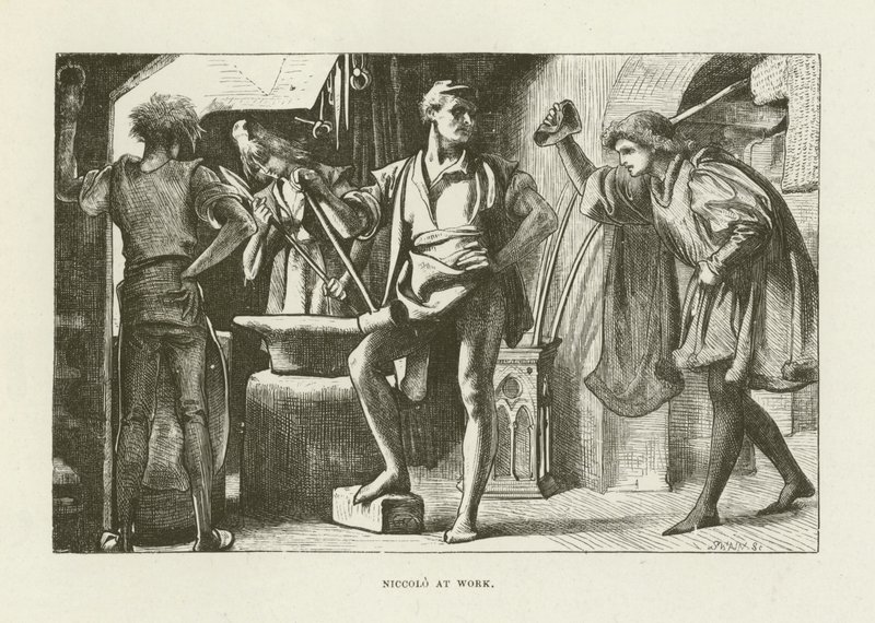 Ilustración para Romola de George Eliot de after Frederic Leighton