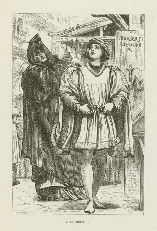 Ilustración para Romola de George Eliot de after Frederic Leighton