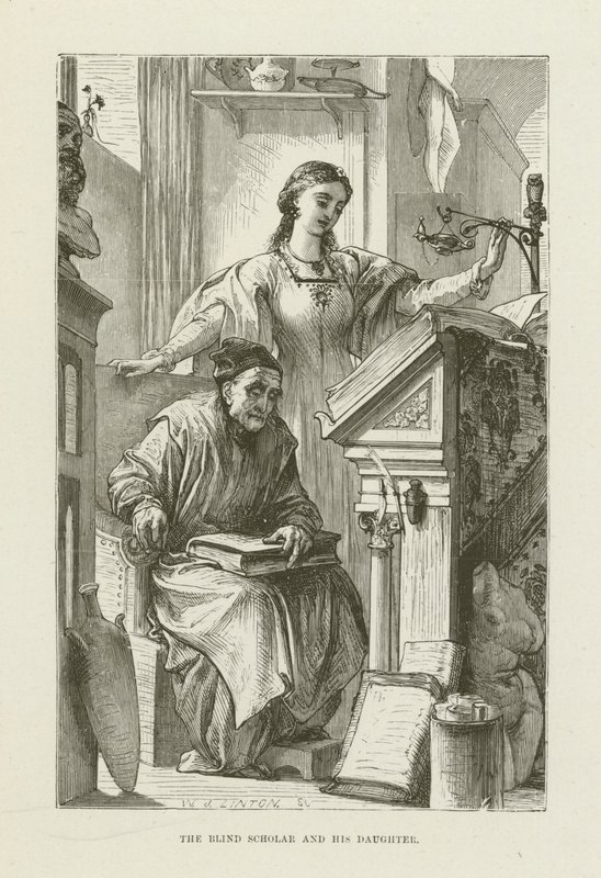 Ilustración de Romola de after Frederic Leighton