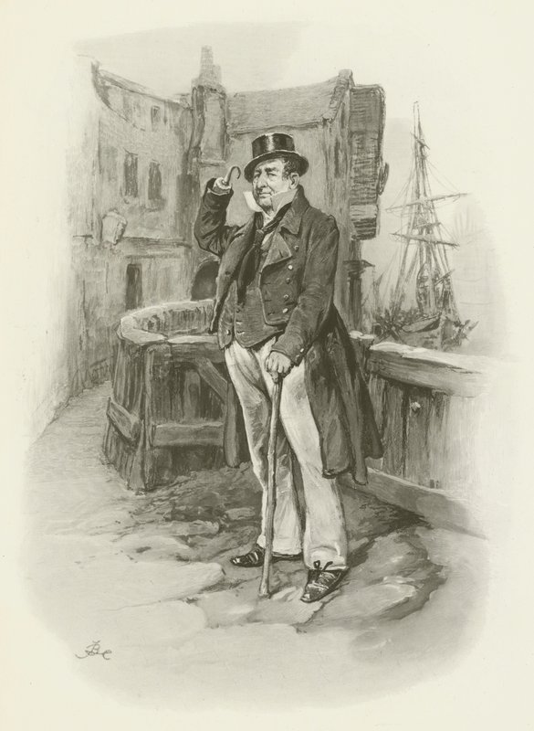 Capitán Cuttle de after Frederick Barnard