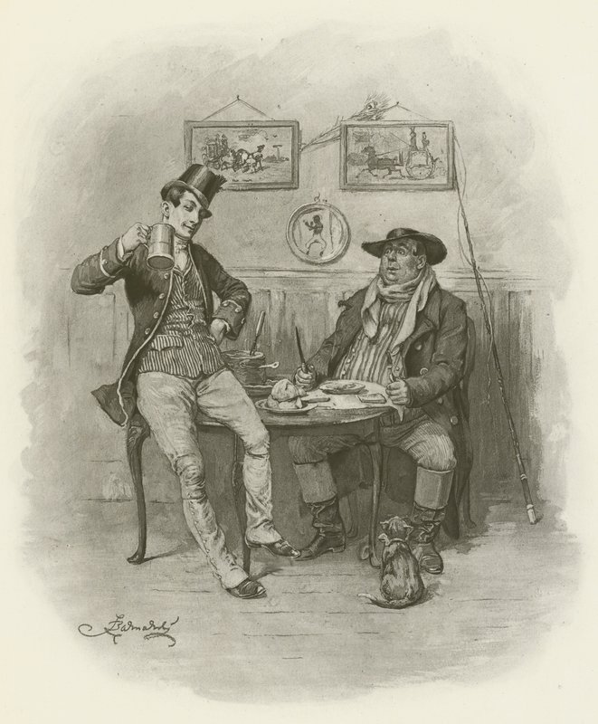 Los dos Wellers de after Frederick Barnard