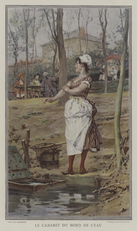La Taberna del Borde del Agua de after Frederik Hendrik Kaemmerer