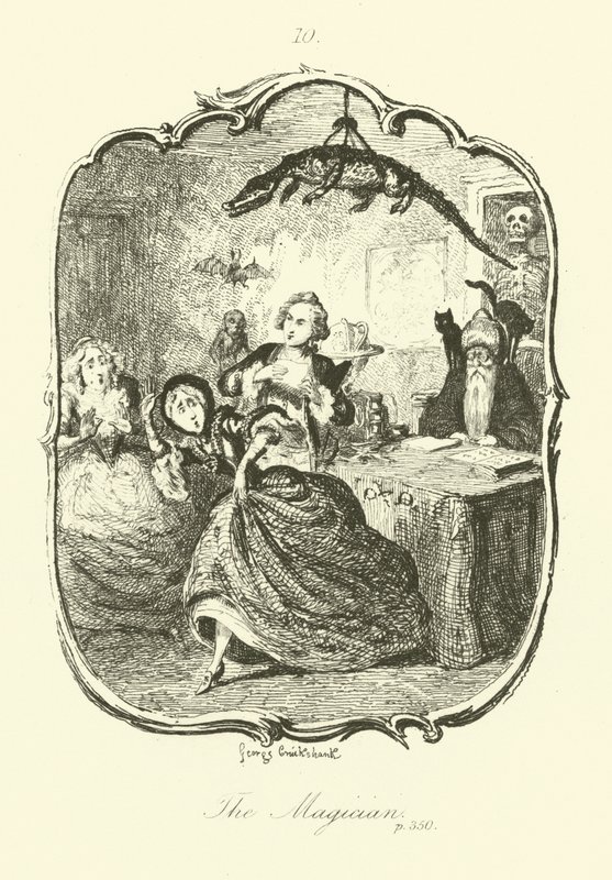 Ilustración para Peregrine Pickle de Tobias Smollett de after George Cruikshank