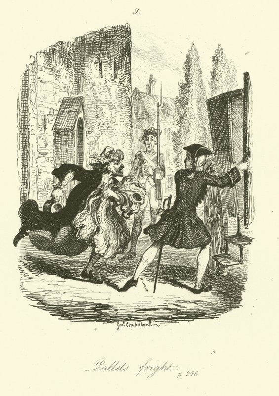 Ilustración para Peregrine Pickle de Tobias Smollett de after George Cruikshank