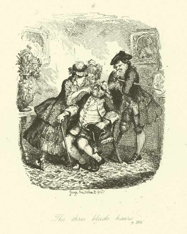 Ilustración para Peregrine Pickle de Tobias Smollett de after George Cruikshank