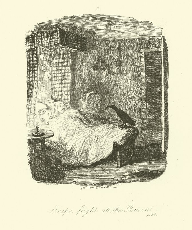 Ilustración para Roderick Random de Tobias Smollett de after George Cruikshank