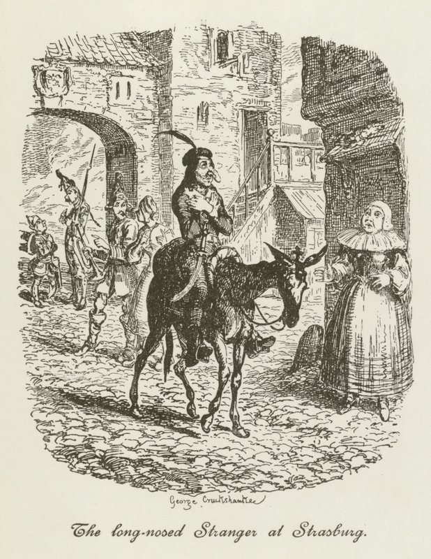 Ilustración de Tristram Shandy de after George Cruikshank