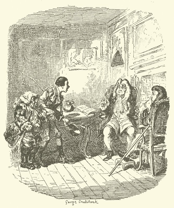 Ilustración para Tristram Shandy de after George Cruikshank